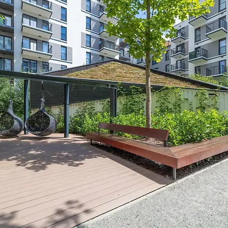 Bright In Cracow Center With Terrace, Desk And Bathtub By Renters * Cracovie